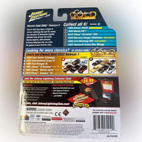 Nwt Johnny Lightning 2012 Chevy Corvette Z06 Die-Cast Model - Picture 2 of 2